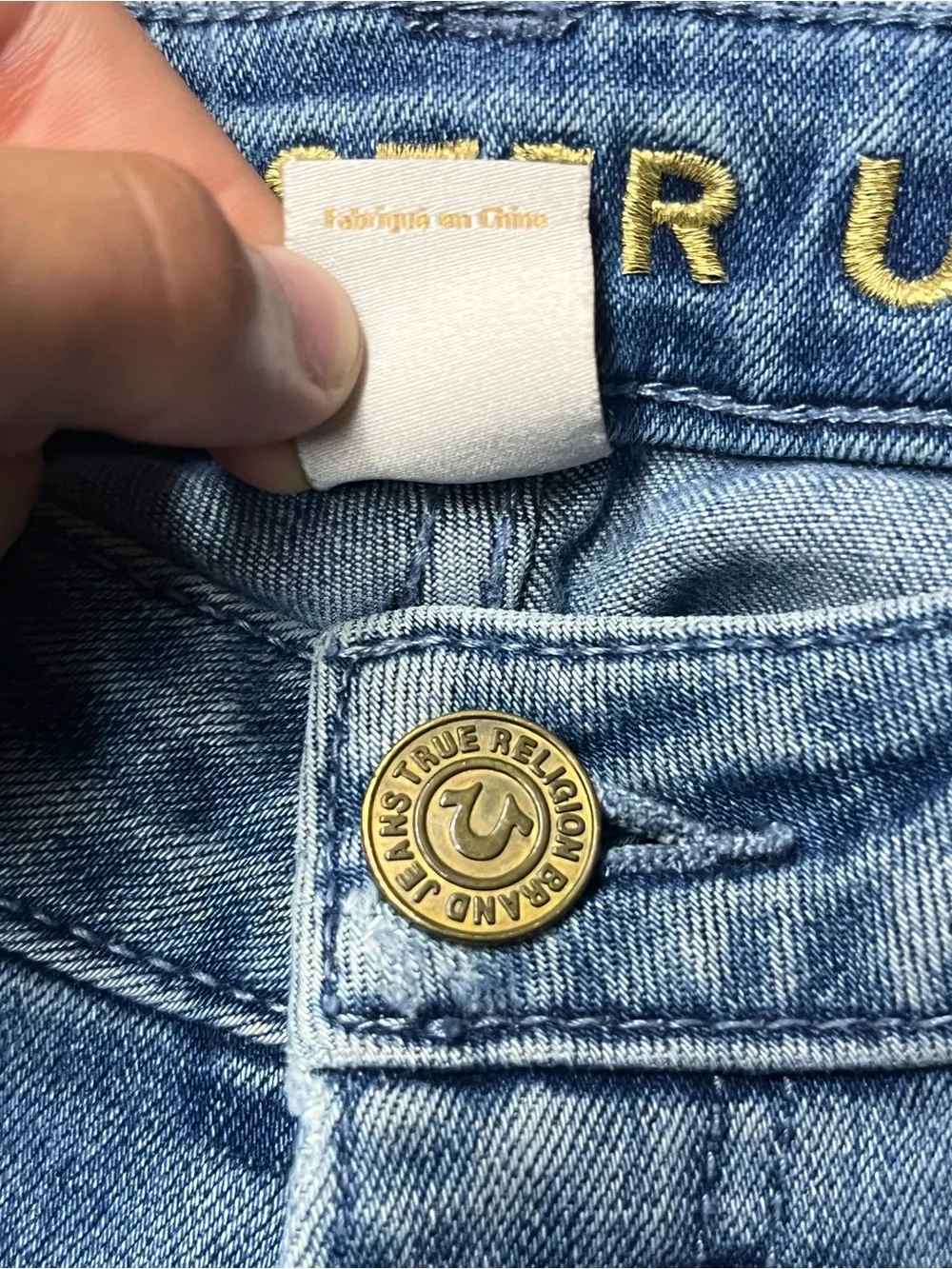 True religion x Manchester United Fey modern flare jeans